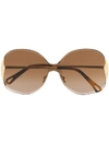 Chloé Curtis Oversized Sunglasses