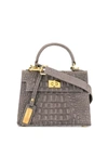 Sandra J Sophie Mini Tote In Grey