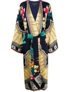 ETRO LOOSE-FIT BELTED KIMONO