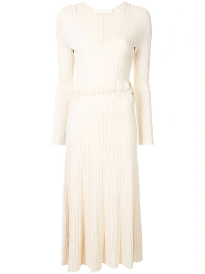 Dion Lee Braided Cut-out Dress In White