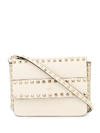 Valentino Garavani Small  Rockstud Bag In Neutrals