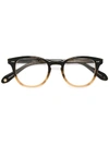 Garrett Leight 'mckinley' Glasses In Brown