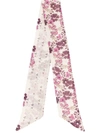 DSQUARED2 FLORAL PRINT NECK SCARF