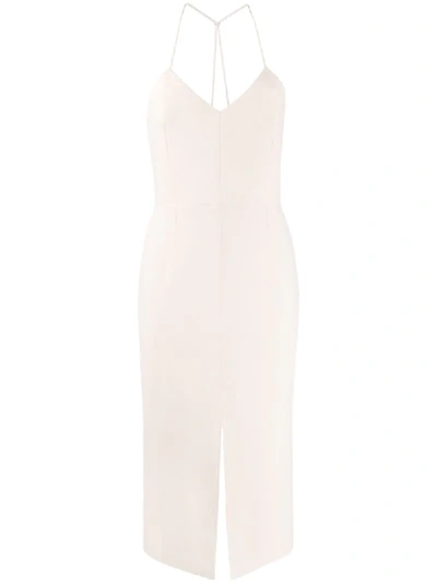 Roland Mouret Cannock 连衣裙 In Neutrals