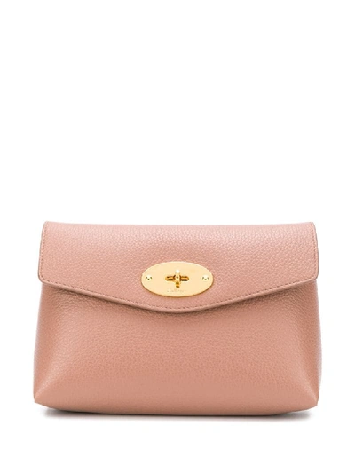 Mulberry Darley Cosmetic Pouch In Pink