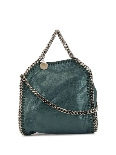 Stella Mccartney Tiny Falabella Tote In Blue