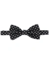 Dolce & Gabbana Bandana Print Bow Tie In Black