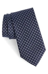 FERRAGAMO DUMBBELL PRINT SILK TIE,0723454