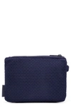 Dagne Dover Small Parker Mesh Pouch In Storm