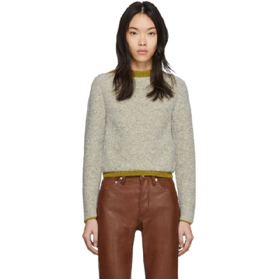 Eckhaus Latta Opening Ceremony Clavicle Jumper In Pebble Lich