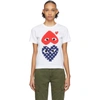 Comme Des Garçons Play Comme Des Garcons Play Play Polka Dot Cotton T-shirt In 1 White