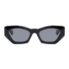 LOEWE LOEWE BLACK ACETATE BUTTERFLY SUNGLASSES