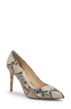 Vince Camuto Savilla Pump In Natural Leather