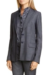 LAFAYETTE 148 HARLOW WOOL BLEND BLAZER,MJBS7R-1J87