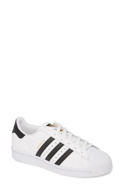 Adidas Originals White Womens Superstar Trainers In Ftwwht/cblack/ftwwht