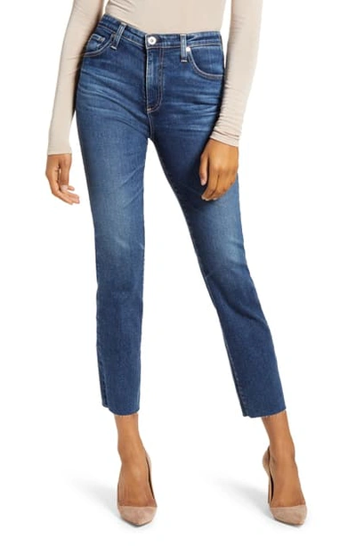 Ag The Isabelle High Waist Ankle Straight Leg Jeans In 13 Years Conscious