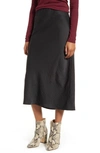 BOBEAU LYNDON BIAS CUT MIDI SKIRT,MK9W16CP2