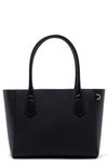 Dagne Dover Signature Classic Coated Canvas Tote - Black In Onyx
