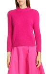 Co Essentials Cashmere Crop Sweater In Pink