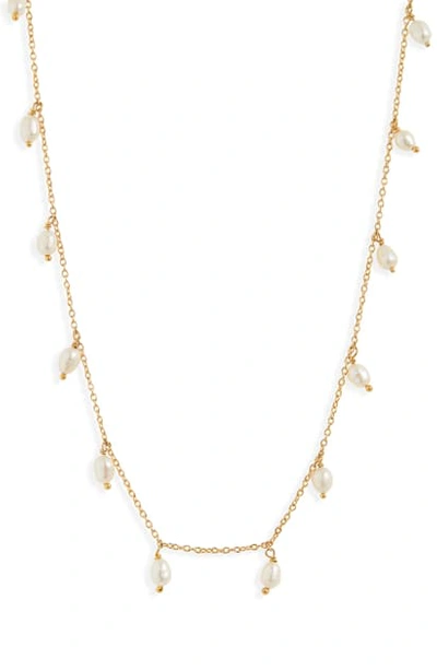 Argento Vivo Pearl Shaker Necklace In Gold