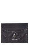 THE MARC JACOBS QUILTED LEATHER CARD CASE,M0015780