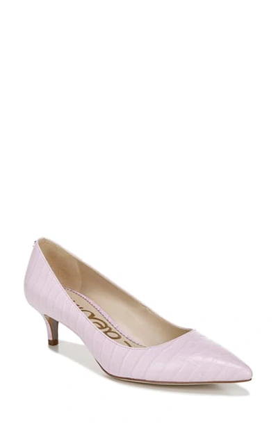 Sam Edelman Dori Pump In Deco Pink Leather