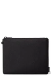 Dagne Dover Scout Extra Large Zip Top Pouch In Onyx