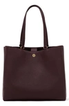 DAGNE DOVER LARGE ALLYN LEATHER TOTE,DD509004102