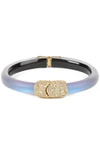 Alexis Bittar Crystal Encrusted Clasp Skinny Bangle In Iridescent Iris