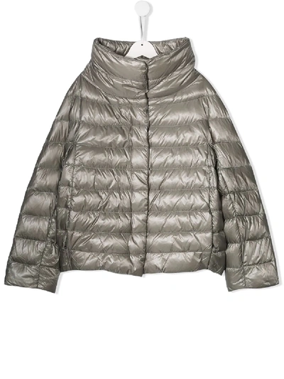 Herno Teen轻薄羽绒夹克 In Gray
