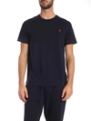 Polo Ralph Lauren Logo-embroidered Cotton-jersey T-shirt In Ink