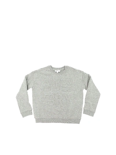 Burberry Kids' Crewneck Kb5 Hank Gray Sweatshirt