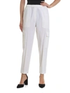 THEORY EASY CARGO TROUSERS IN IVORY
