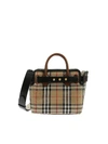 BURBERRY MINI VINTAGE CHECK TRIPLE STUD BELT BAG