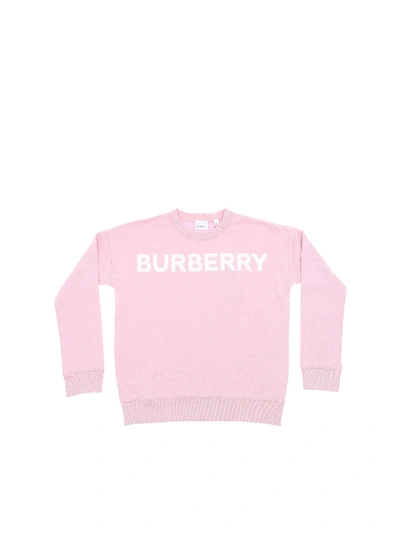 Burberry Kids' Logo In Pink