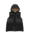 BURBERRY VINCENT PADDED WAISTCOAT IN ANTHRACITE COLOR