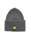 PHILOSOPHY DI LORENZO SERAFINI GREY BEANIE WITH HAPPY WITHOUT YOU PRIN