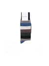 PAUL SMITH BLACK SOCKS WITH HAMMER STRIPE PATTERN