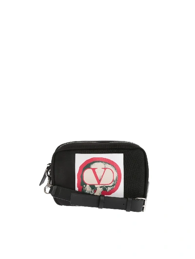 Valentino Garavani Go Skull Shoulder Bag In Black