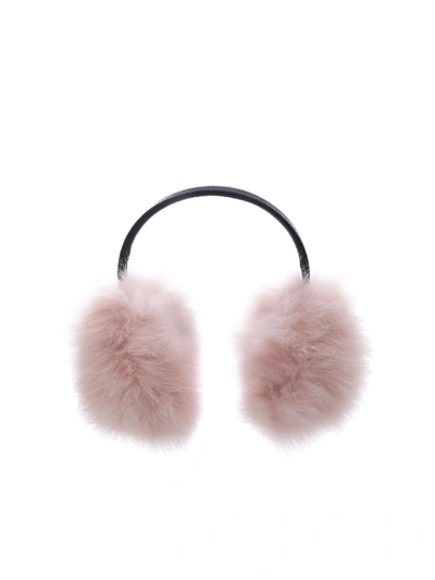 Yves Salomon Pink Earmuffs