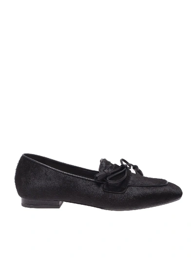 Anna Baiguera Tory Moccasins In Black