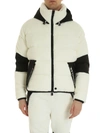 MONCLER TEDDY-EFFECT CARDIGAN IN WHITE