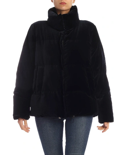 Max Mara Zeus Down Jacket In Blue