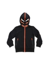 Stella Mccartney Bandit Zip-up Cotton Sweatshirt Hoodie In Black