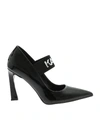 KARL LAGERFELD VENETO PUMPS IN BLACK