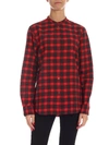 ASPESI CHECK COTTON SHIRT IN RED,5415 E705 40291