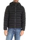 Colmar Down Jacket With Detachable Hood In Black