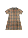 BURBERRY DENISE CHECK DRESS IN BEIGE