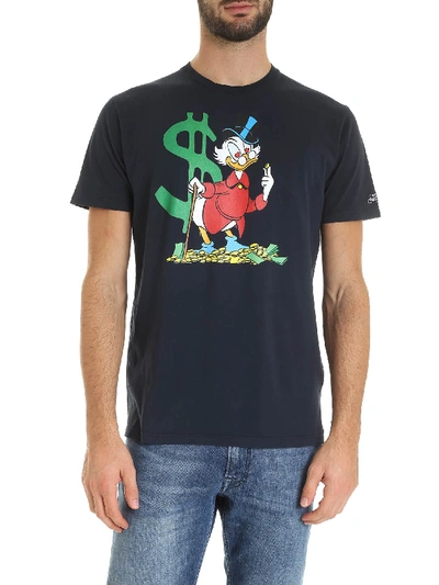 Mc2 Saint Barth Paperone T-shirt In Blue