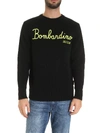 MC2 SAINT BARTH BOMBARDINO SKI CLUB PULLOVER IN BLACK